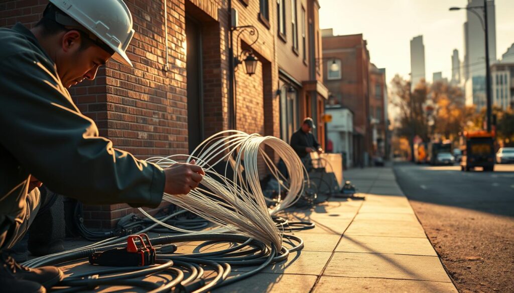Instalasi Fiber Optik Profesional