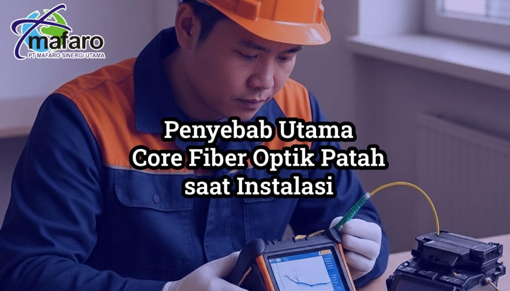 Penyebab Utama Core Fiber Optik Patah saat Instalasi