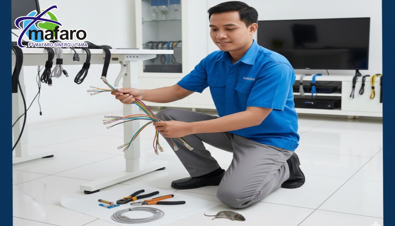 Jasa Perbaikan Jalur Kabel LAN yang Digigit Tikus