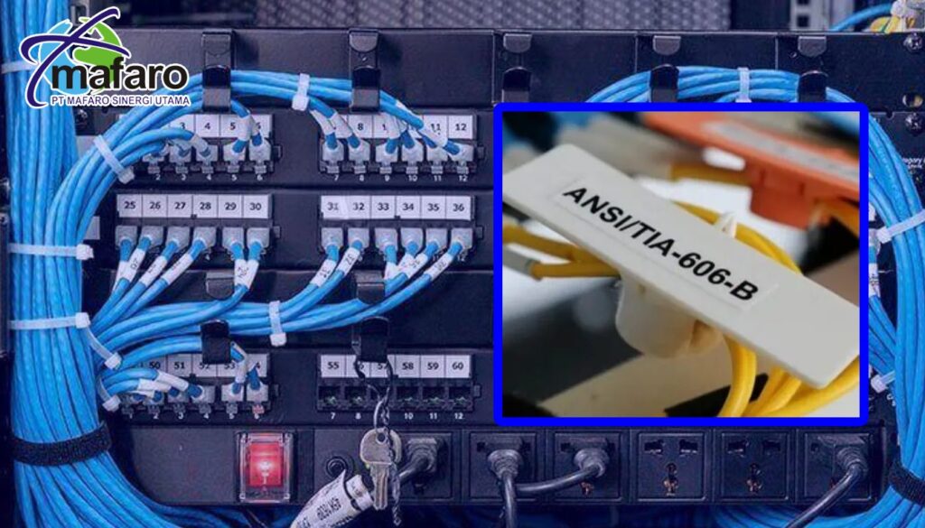 Pentingnya Labeling Kabel Standar ANSI TIA 606 B dalam Infrastruktur Jaringan Profesional