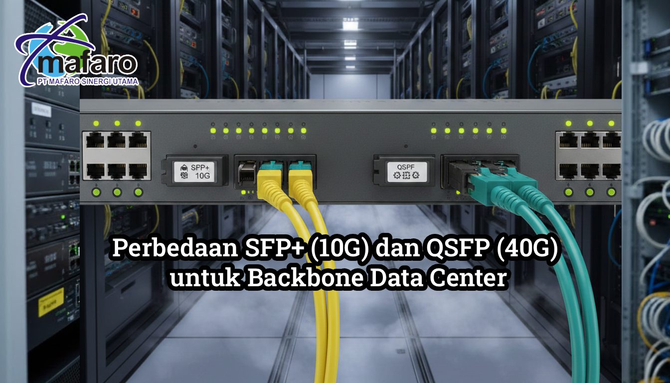 Perbedaan SFP+ (10G) dan QSFP (40G) untuk Backbone Data Center