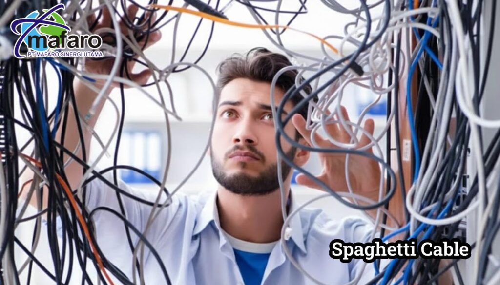 Spaghetti Cable Bahaya Kabel Semrawut di Ruang Server dan Dampaknya bagi Bisnis
