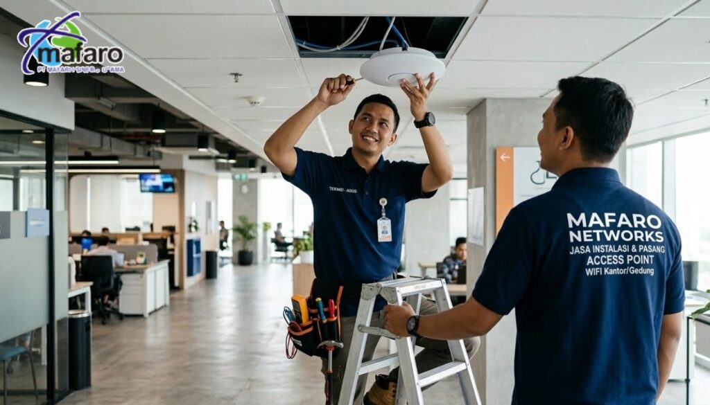 Jasa Instalasi & Pasang Access Point (WiFi Kantor Gedung)