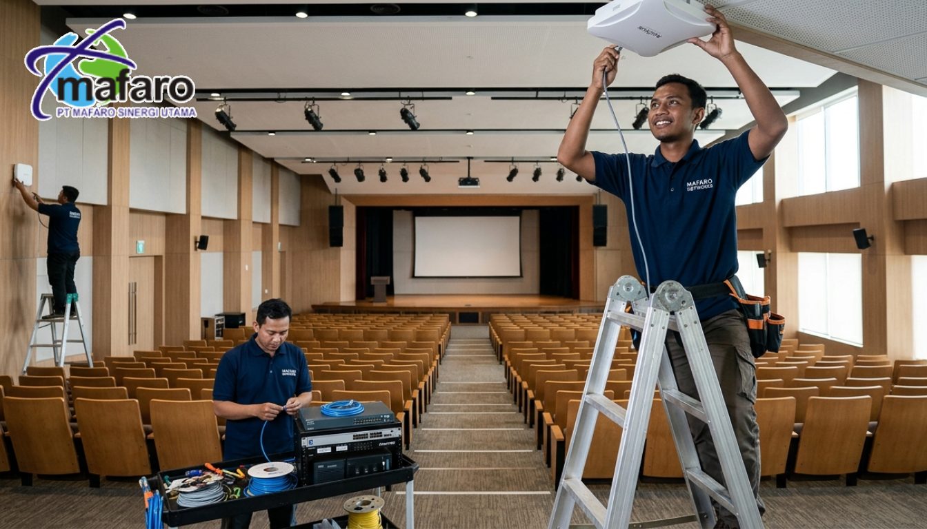 Jasa Instalasi WiFi High Density untuk Aula atau Ruang Rapat