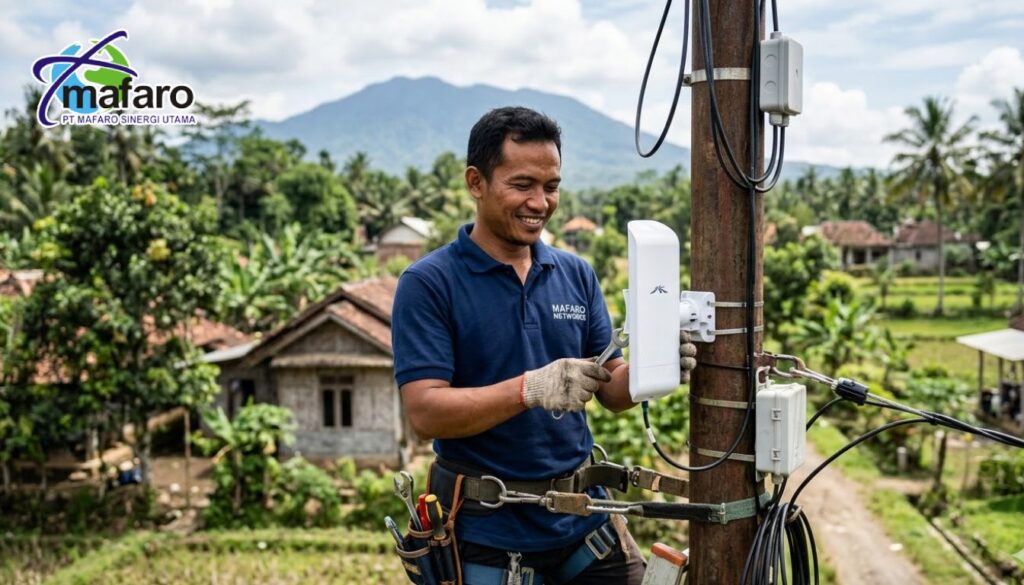 Jasa Pasang WiFi Outdoor Point to Point Jarak Jauh