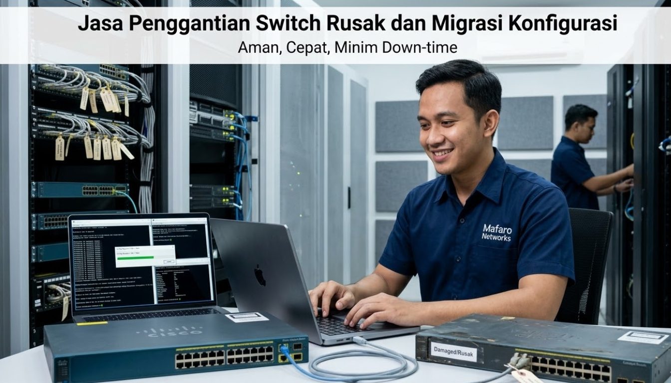 Jasa Penggantian Switch Rusak dan Migrasi Konfigurasi Jasa Penggantian Switch Rusak dan Migrasi Konfigurasi