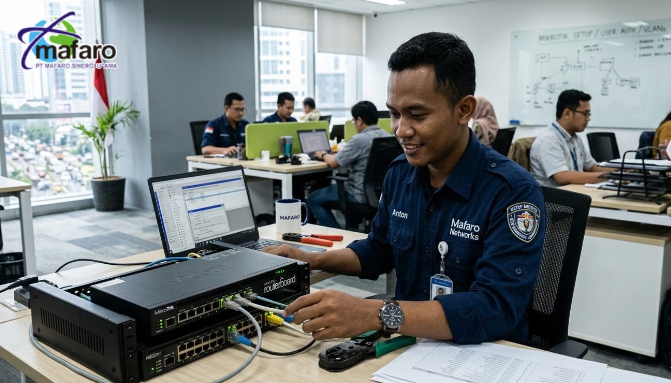 Jasa Setup Mikrotik untuk Manajemen User Kantor