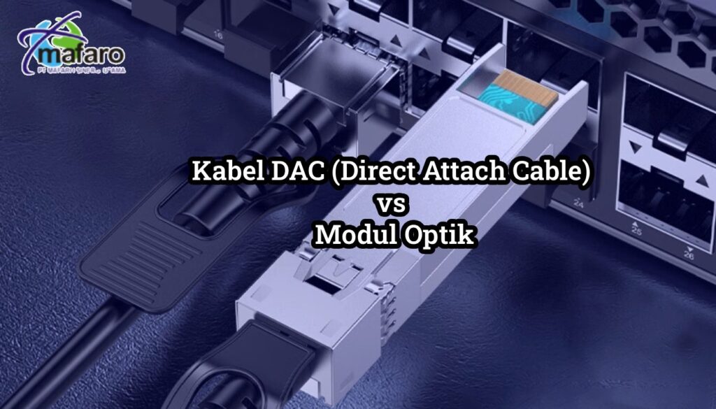 Kabel DAC (Direct Attach Cable) vs Modul Optik