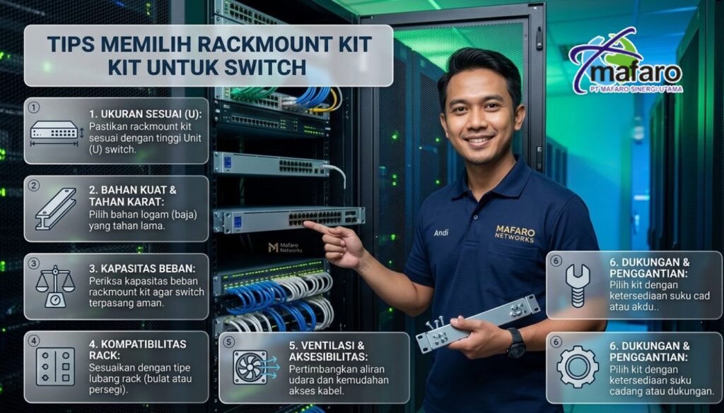 Tips Memilih Rackmount Kit untuk Switch yang Pas