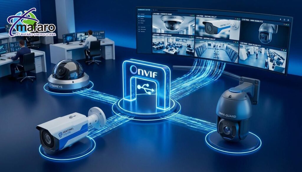 Apa itu ONVIF Menggabungkan Berbagai Merek CCTV