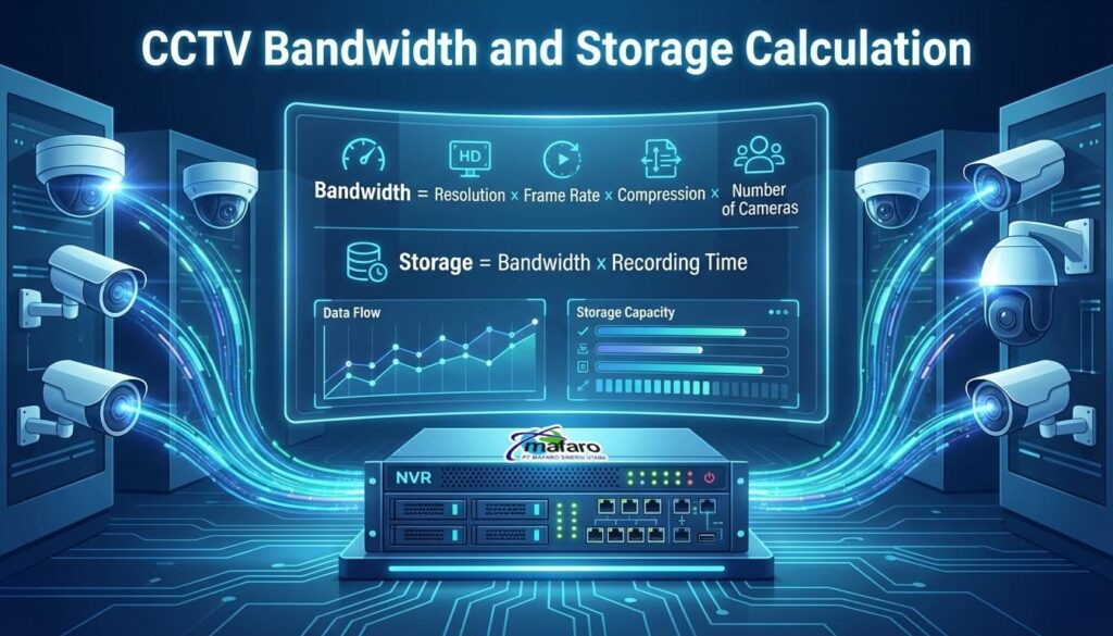 Cara Menghitung Kebutuhan Bandwidth dan Storage untuk CCTV