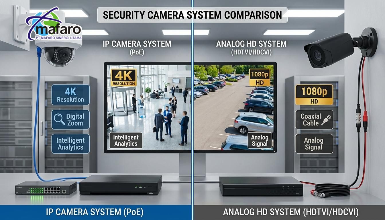 IP Camera vs Analog Camera (HDTVI HDCVI) Mana Pilihan Terbaik