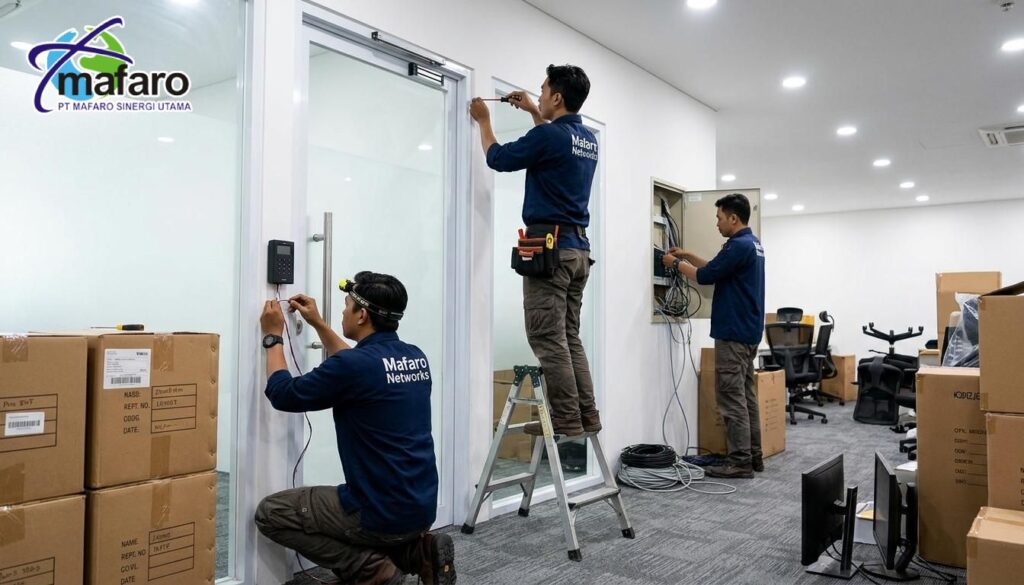 Jasa Bongkar Pasang Pintu Access Control (Pindah Kantor)