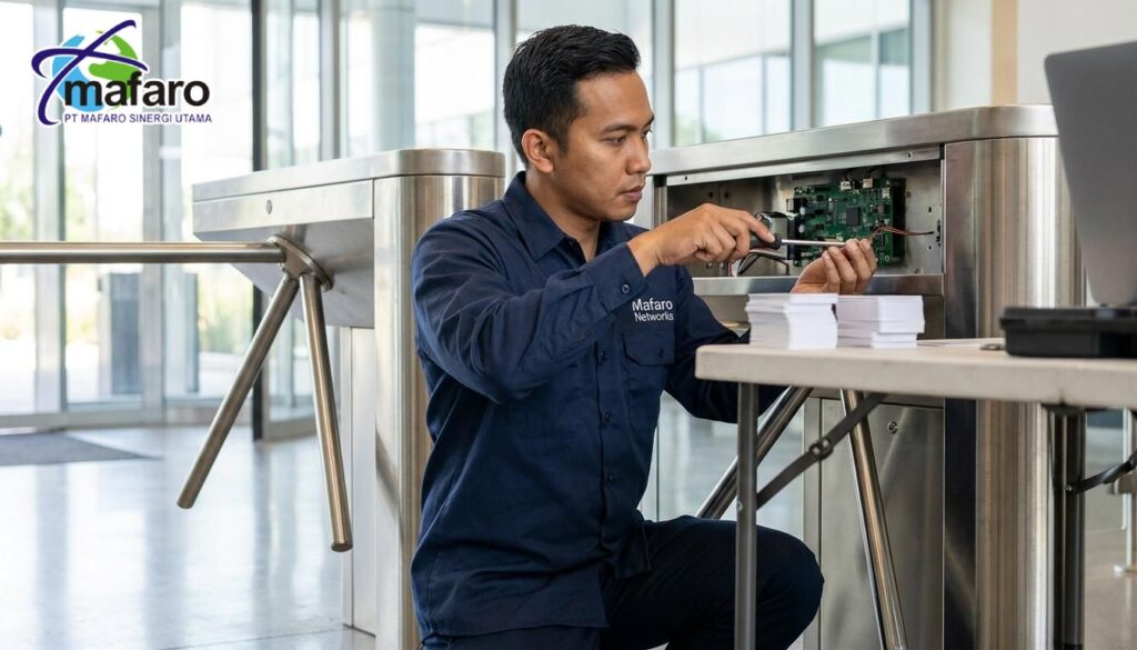 Jasa Integrasi Access Gate dengan Kartu RFID Karyawan