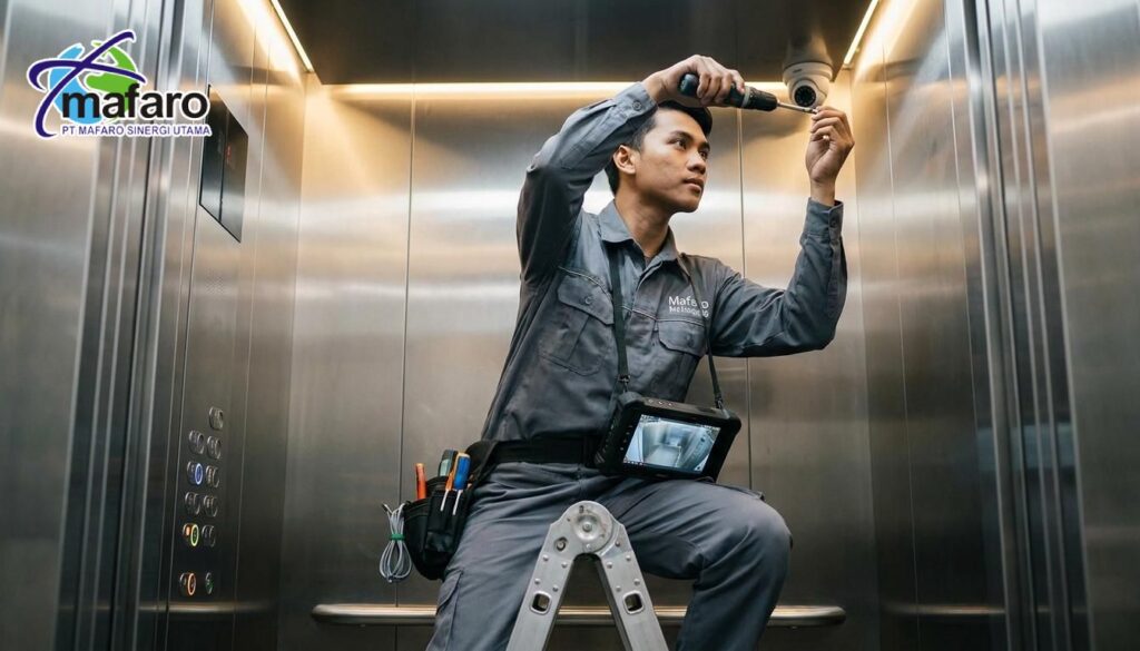 Jasa Pasang CCTV Lift (Elevator) dengan Teknik Khusus