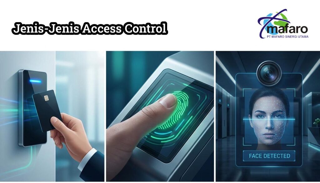 Jenis Jenis Access Control Kartu, Fingerprint, atau Wajah