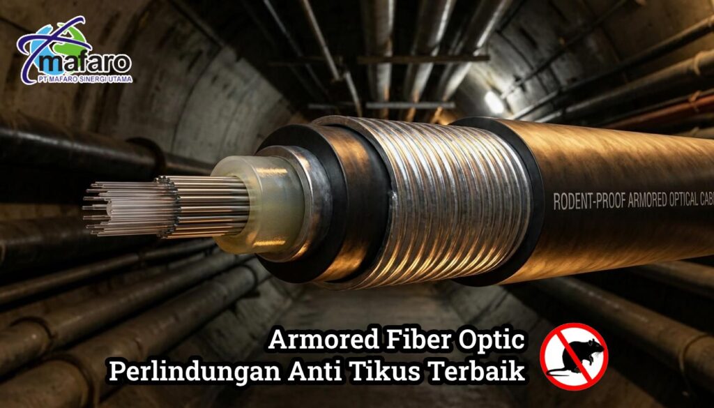 Armored Fiber Optic Perlindungan Anti Tikus Terbaik