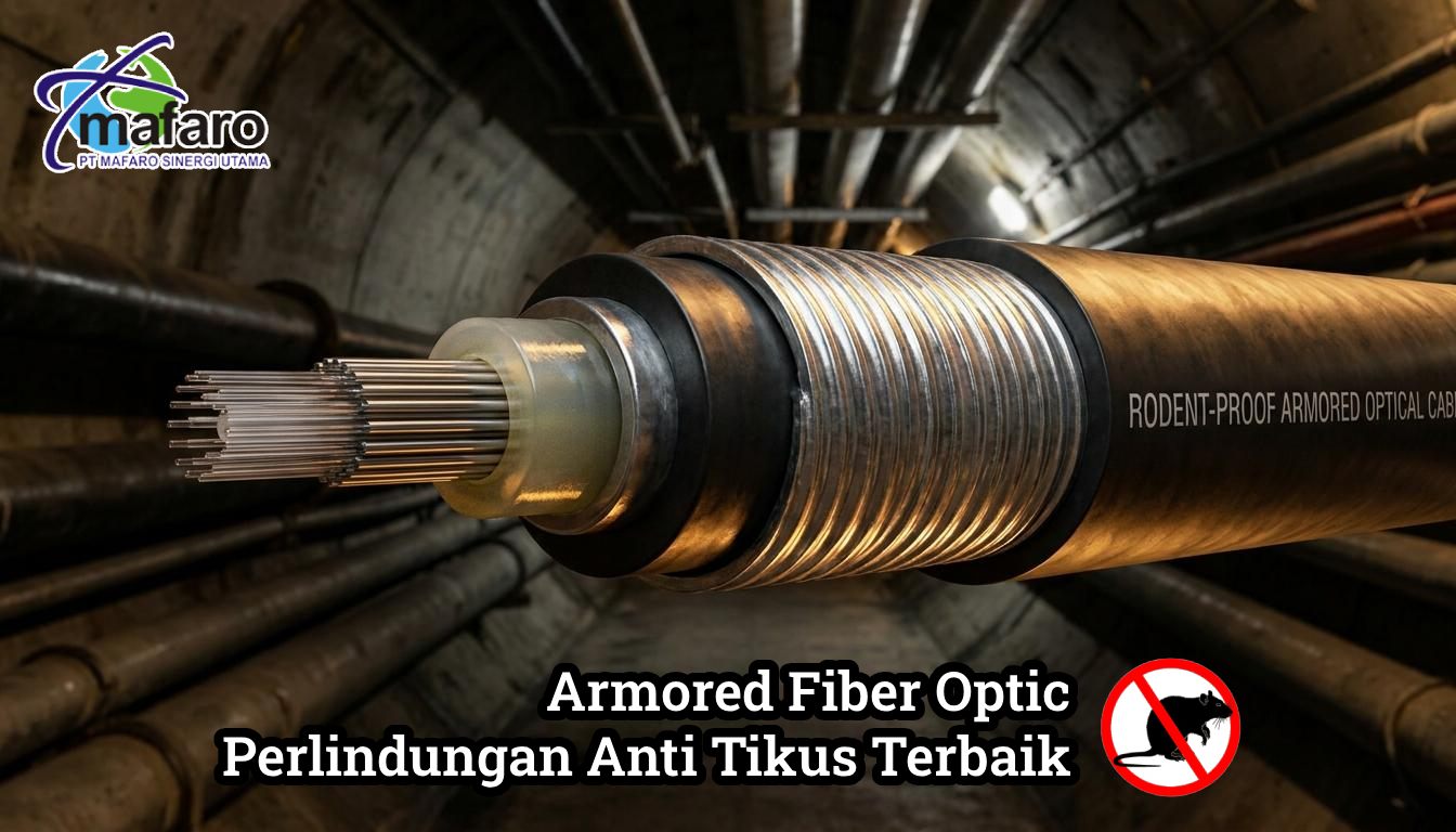 Armored Fiber Optic Perlindungan Anti Tikus Terbaik