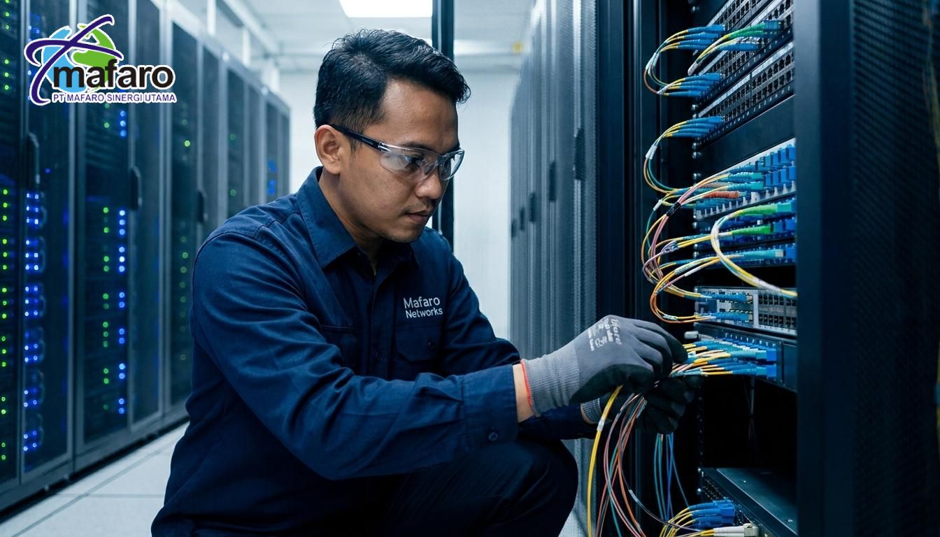 Jasa Instalasi Kabel MPO High Density Data Center