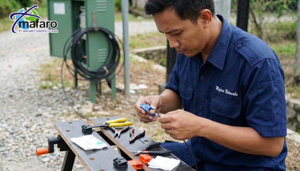 Jasa Terminasi Konektor Fast Connector (SOC) Lapangan