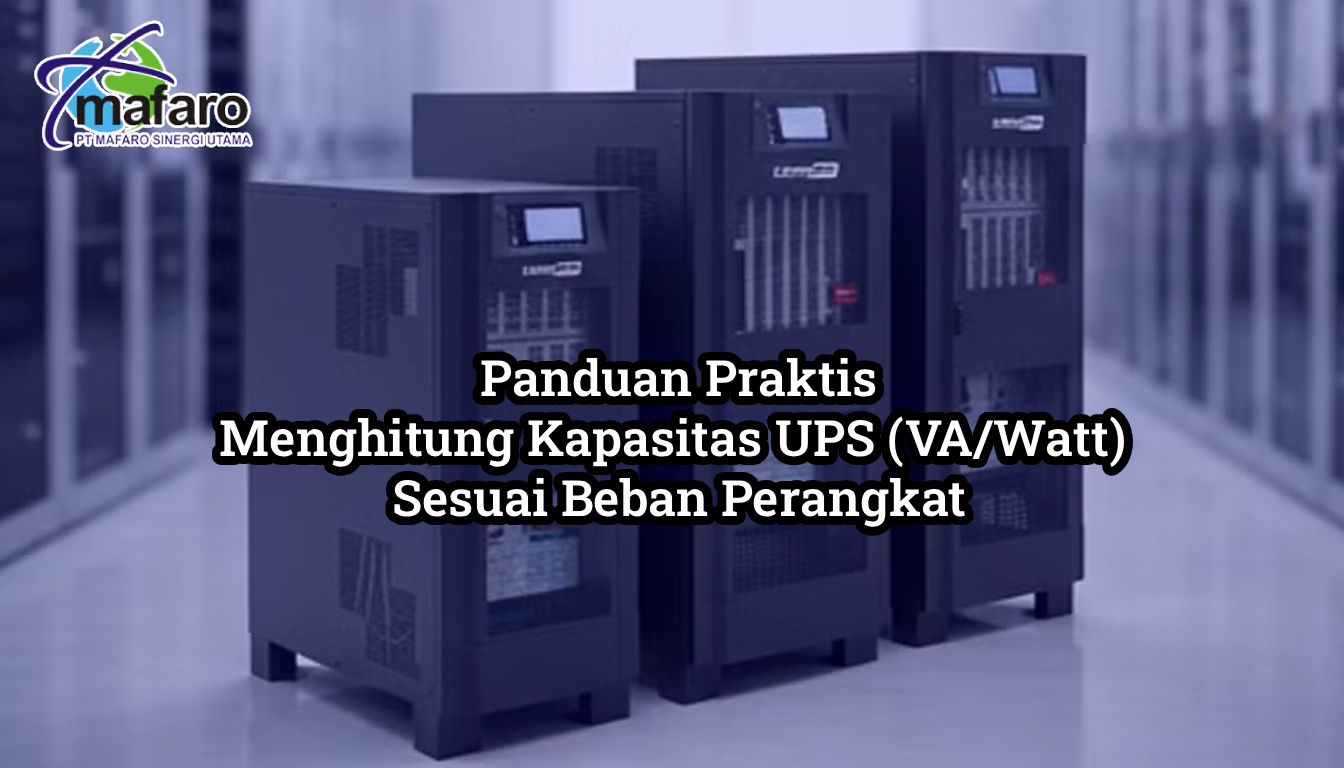 Menghitung Kapasitas UPS (VA Watt) Sesuai Beban Perangkat