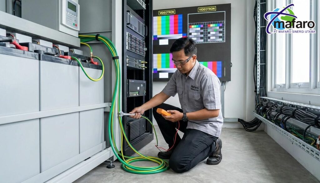 Pentingnya Grounding pada Instalasi UPS dan Videotron Melindungi Investasi dan Keselamatan