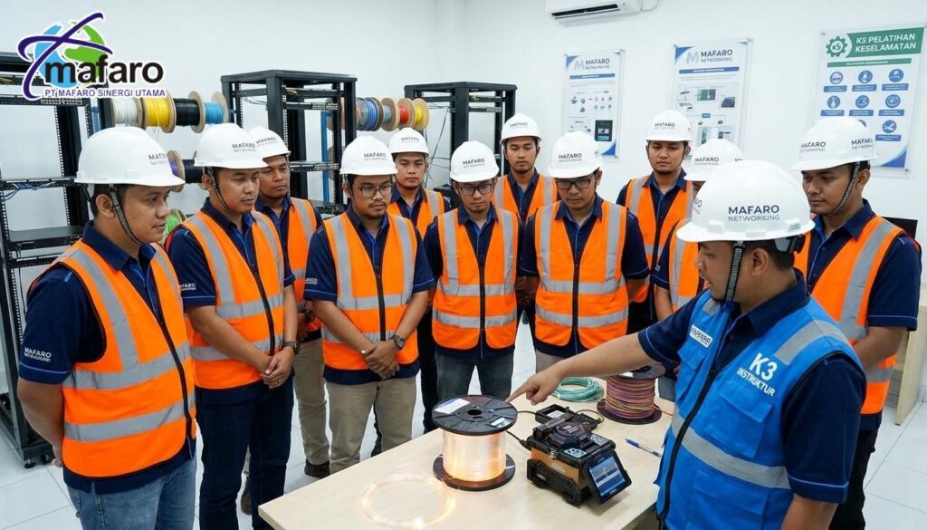 Prosedur Keselamatan Kerja (K3) Saat Instalasi Fiber Optik