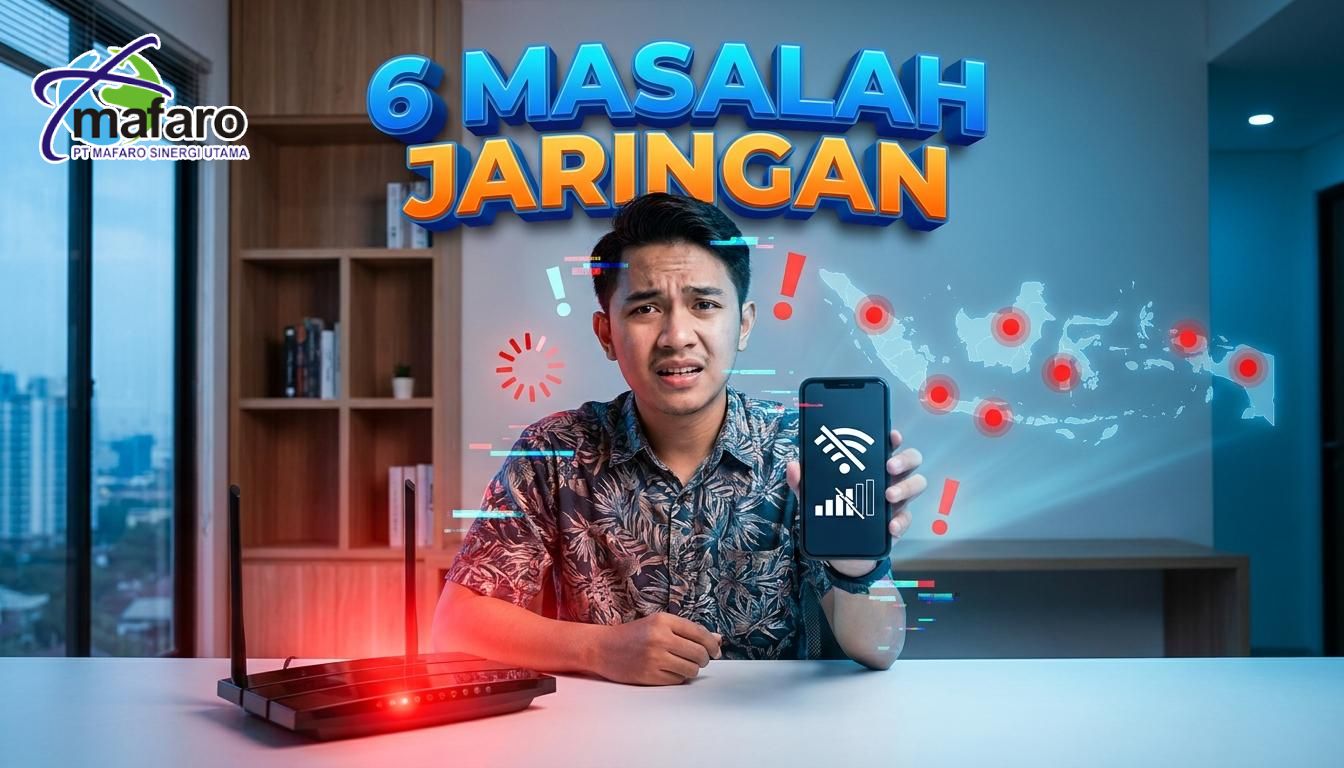 6 Masalah Jaringan Paling Umum di Indonesia