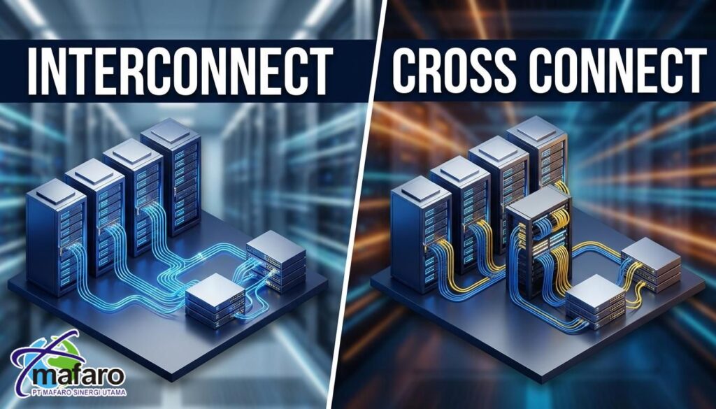 Cross Connect vs Interconnect Desain Cabling Data Center