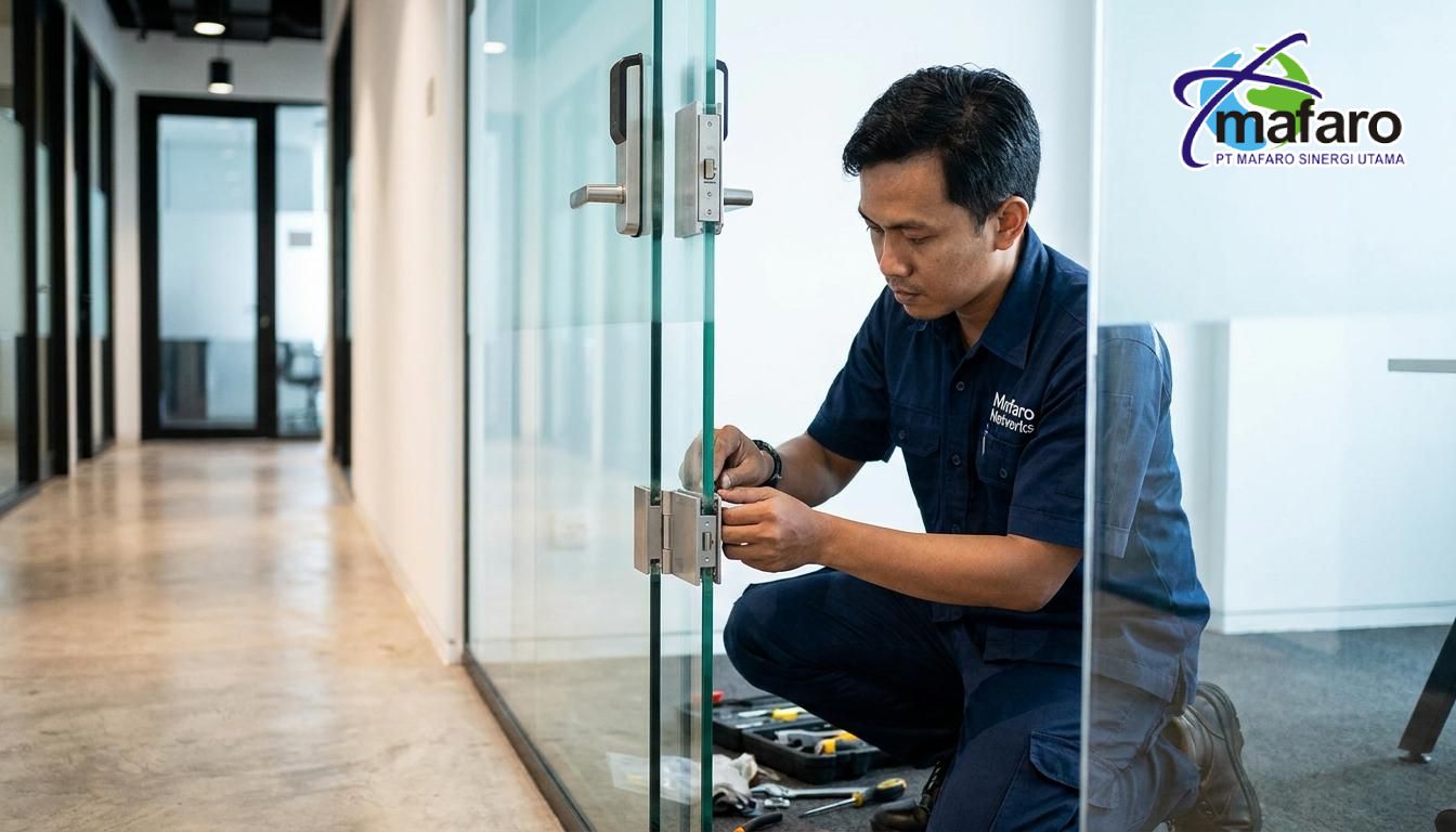 Jasa Pasang Access Door Kaca Frameless Profesional & Terpercaya