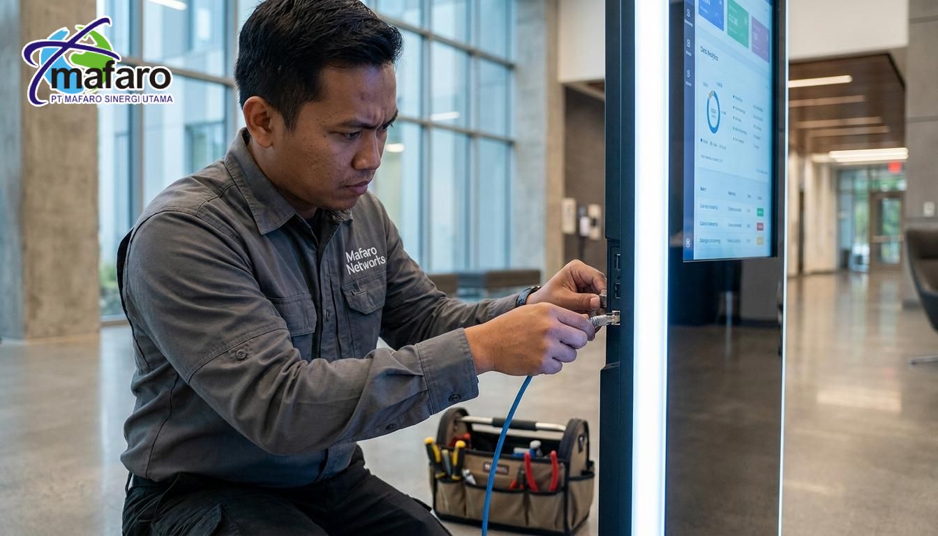 Jasa Pasang Kiosk & Digital Signage Terintegrasi Jaringan