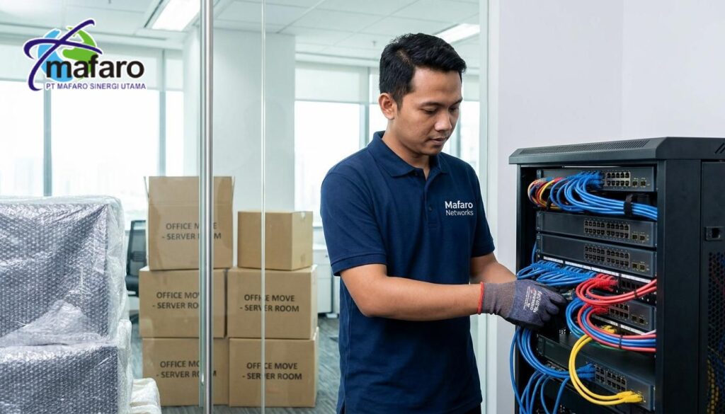 Jasa Relokasi Perangkat Network Kantor & Server Profesional