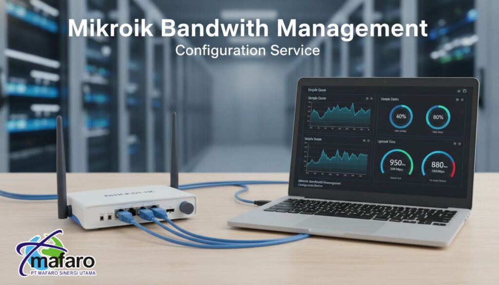 Jasa Setting Bandwidth Management Mikrotik Simple Queue Mafaro Networks