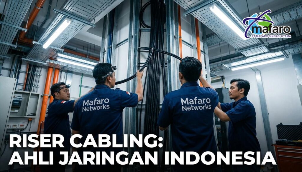 Jasa Tarik Kabel Backbone Antar Lantai (Riser Cabling) Profesional & Bergaransi