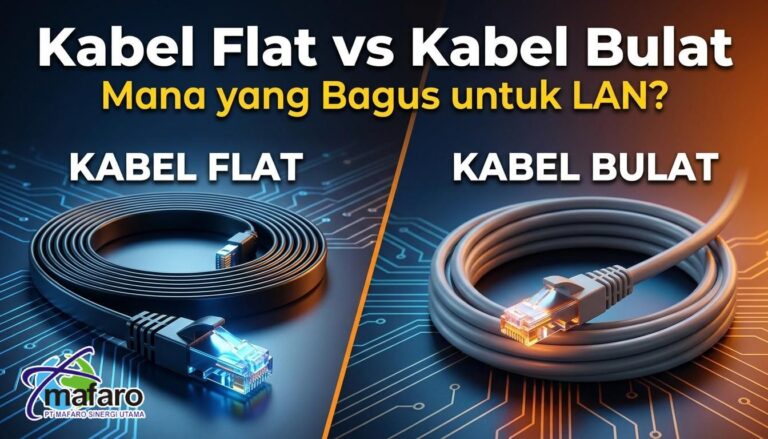 Kabel Flat vs Kabel Bulat Mana yang Terbaik untuk LAN Perusahaan