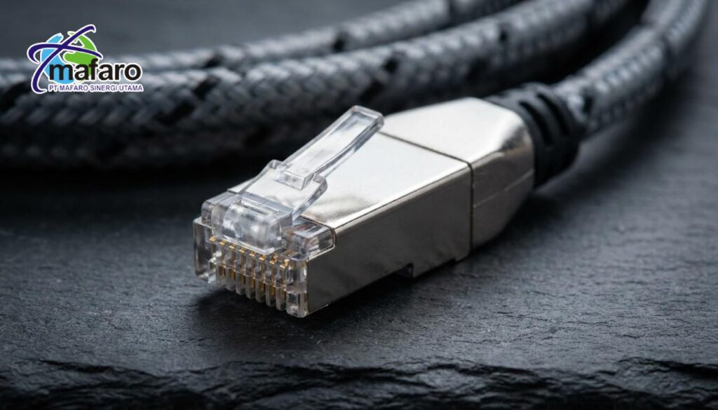 Konektor RJ45 Shielded Cara Pasang Grounding yang Benar