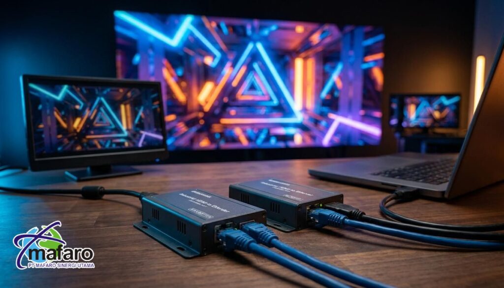 Mengenal Jenis Kabel HDMI via LAN (Extender) untuk Videotron