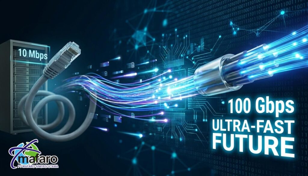 Evolusi Kecepatan Ethernet Dari 10Mbps ke 100Gbps