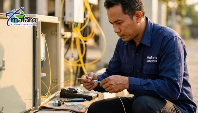 Jasa Instalasi Kabel Fiber Optik Single Core (BiDi)