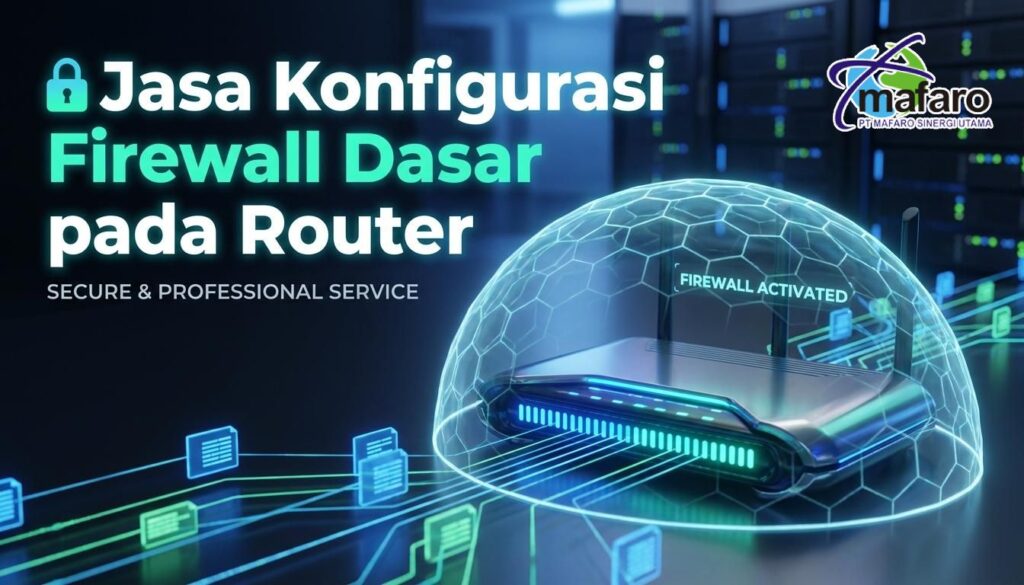 Jasa Konfigurasi Firewall Dasar pada Router Mafaro Networks