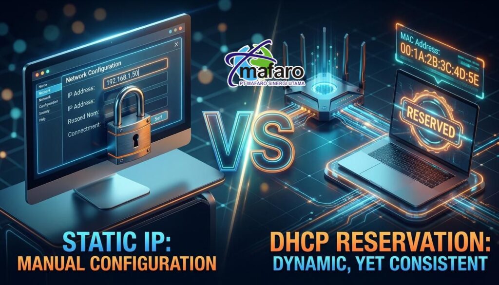 Jasa Setting IP Static & DHCP Reservation Profesional Mafaro Networks