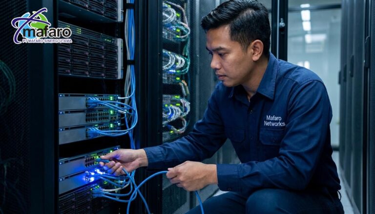 Jasa Setting VLAN & Trunking Antar Switch Profesional Mafaro Networks
