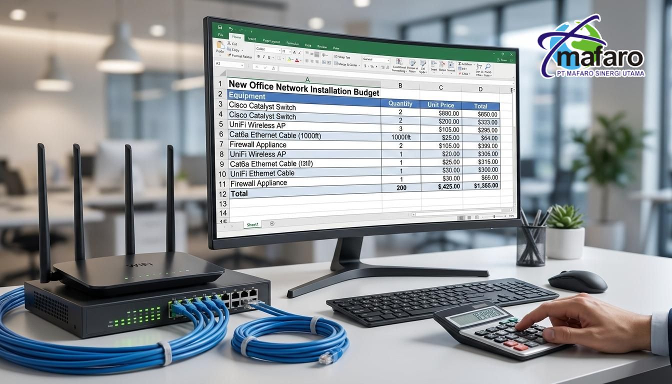 Panduan Menghitung Budget Instalasi Jaringan Kantor Baru