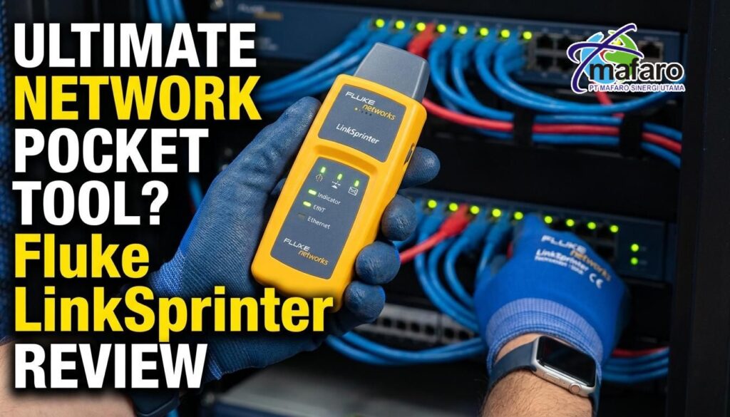 Review Fluke LinkSprinter Alat Test Network Pocket Size Terbaik